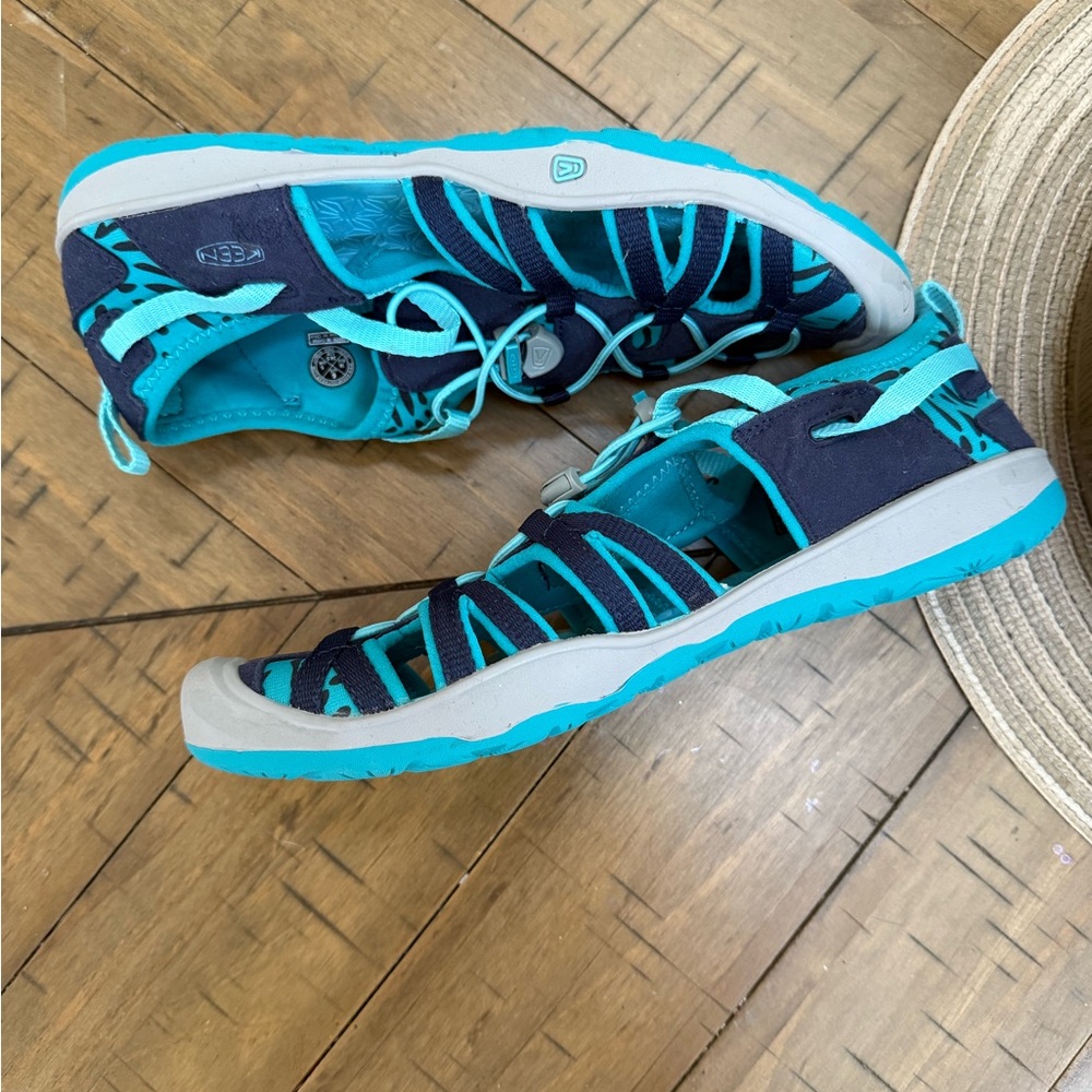 Keen Turquoise and Navy Water Shoes